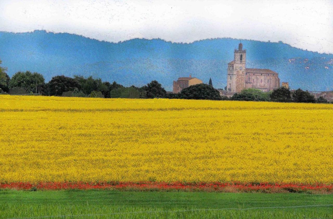 Mas Rauric Hotel Llagostera Kültér fotó
